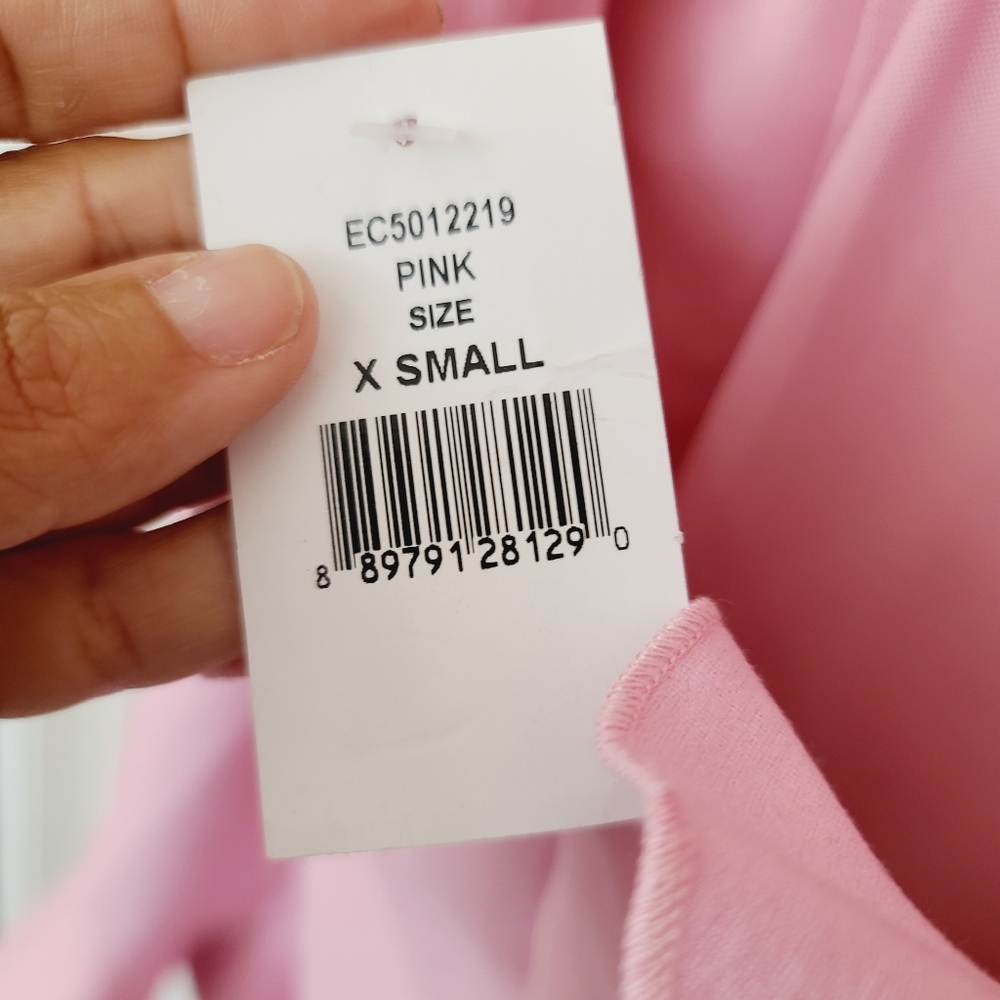 NWT Revolve Elliatt Gloaming Pink Cutout Ruffle Mini Dress Size XS - Picture 9 of 12